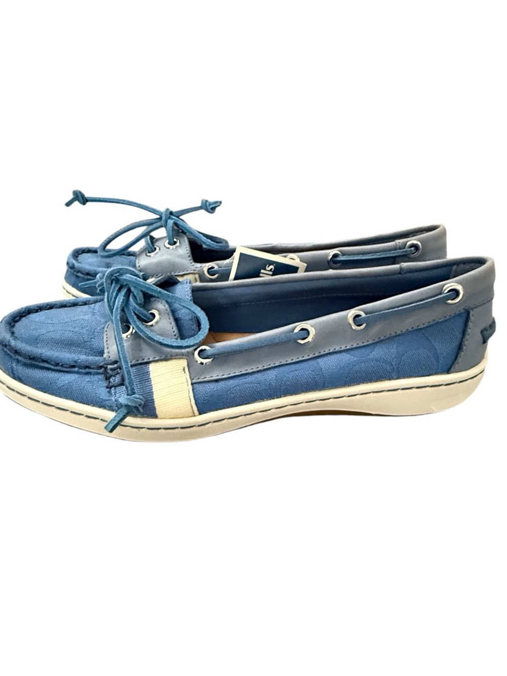 Coach Rainey Top Sider Signature Slip on Canvas Shoes, Size 8. - Picture 12 of 12
